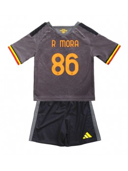 AS Roma Rodrigo Mora #86 Replika Tredje Kläder Barn 2026-27 Kortärmad (+ byxor)